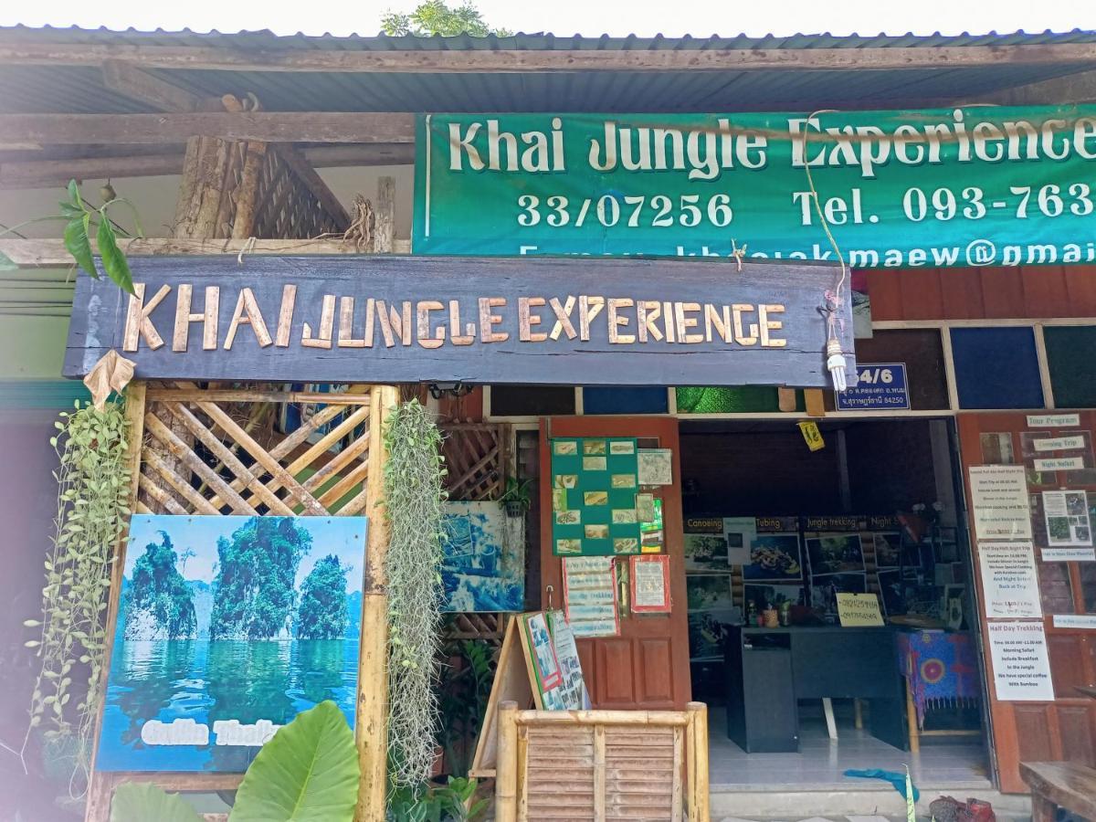 Apartament Khai Jungle Experience Camp & Tour Khao Sok National Park Zewnętrze zdjęcie